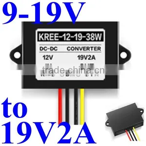 DC to DC Converter 12V TO 19V 2A 38W Power Conversion With Plastic Housing Waterproof thumbnail-1
