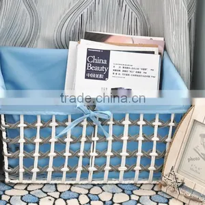 Simple Clean Handmade Cheap Jute Storage Basket thumbnail-3