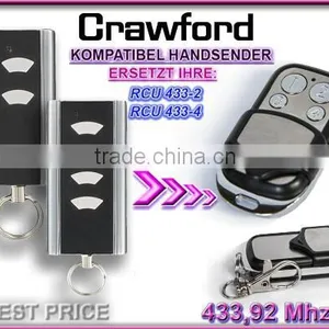 Crawford Garage Door Remote Rcu 433-2,rcu 433-4 thumbnail-1
