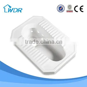 Bath Ware Ceramic Sanitary Quality Squatting wc Pan thumbnail-1