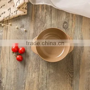 Kids Rice Husk Dinner Bowl With Handles thumbnail-4