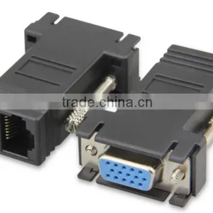Wholesale VGA 15pin Female to RJ45 8P8C Female Adapter thumbnail-1