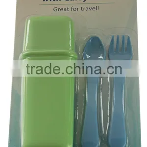 Fork & Spoon Set With Carry Case thumbnail-1