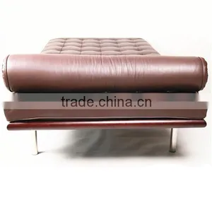 Mies Van Der Rohe Aniline Leather Barcelona DayBed Replica thumbnail-5