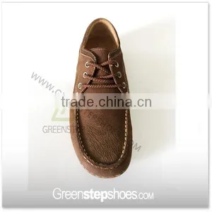Light Brown Men Leather Shoes thumbnail-2