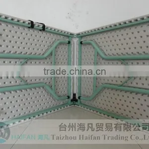 High Quality Plastic Folding 8 Seater Dining Table/hot Sell Price of Plastic Dining Table for Restaurant thumbnail-6
