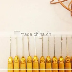 Cheap Hair Hook Needles Clamp Wood Needle Hook For Hair Extension Tools thumbnail-4