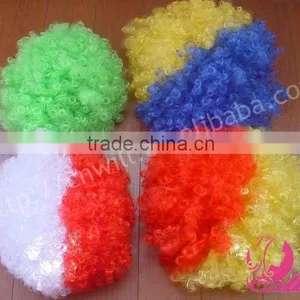 Pretty Afro Wigs Curly Hair Wigs Blue Synthetic Wigs Cheap Party Wig Synthetic Hair Wigs thumbnail-5