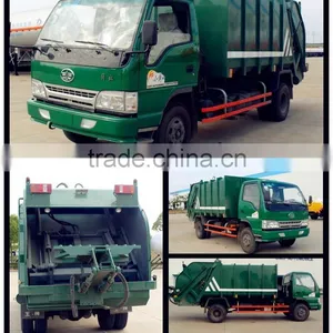 15TON FAW Compactor Garbage Truck 8CBM 4X2 FAW Waste Container Truck thumbnail-2