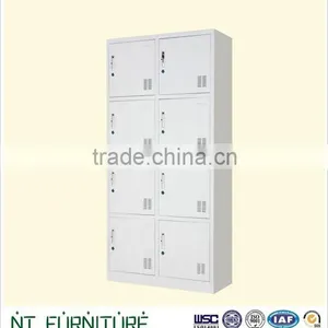 Mirrored File Cabinet and KD 8 Door Stainless Steel Locker as Lockers for Changing Room thumbnail-1