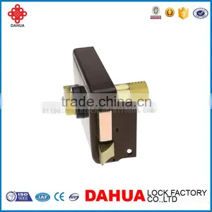High Quality Double Cylinder Control Rim Door Lock P30n Brass Lock thumbnail-3