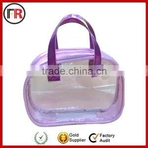 Professional Fashional Pvc Cosmetic Bag With Handle thumbnail-1