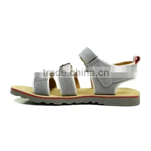 Best Selling OEM Custom Children Boys Suede Leather Sandals With Comfortable Design thumbnail-3