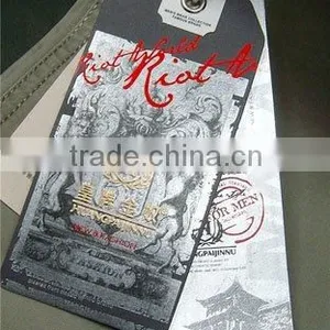 Personalized Factory Produced Garment Paper Tags thumbnail-3