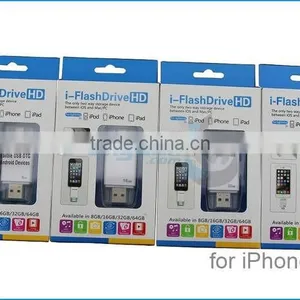 Bulky Wholesale OTG USB2.0 Flash Drive 8GB 16G 32G 64G USB OTG Memory Sticks for IPad 2/3/4/5/6/Air,for IPhone 4/5/6/6S/Plus/7 thumbnail-3
