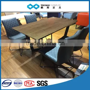 TB Popular Wrought Iron Modern Dining Room Furniture Set thumbnail-1