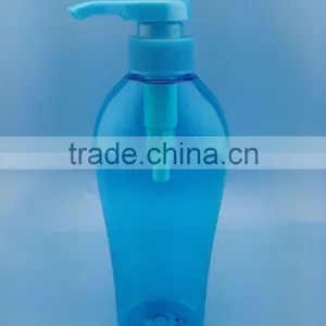500ml Empty Pet Oil Bottle Transparent Hair Conditioner Bottle With Pump thumbnail-1
