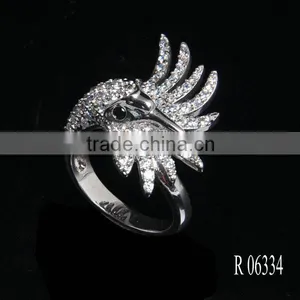 New Designs Cheap Copper Jewelry Flower Ring With Rose Gold Plated thumbnail-3