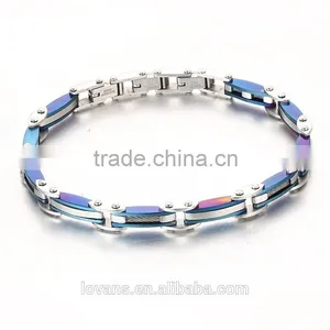 Hot Sell Cheap Stainless Steel Adjustable Bangle Bracelets For Men thumbnail-3