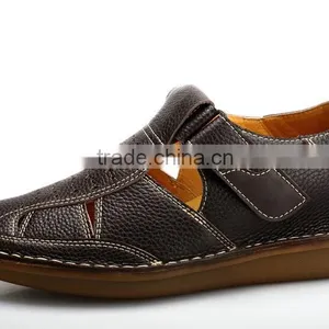 Italian Brand Mens Leather Sandals With Cheap Price thumbnail-2