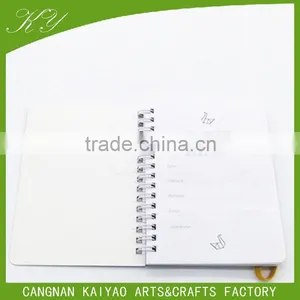 Office and School Supplies Custom Print Personalized Hardcover Spiral Notebook With Elastic Band thumbnail-3