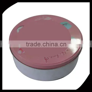 BEST SALE Luxury Design Round Gift Tin Box/Delicate Round Gift Packing Tin Box/Round Gift Tin Box thumbnail-1