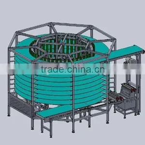 Toast Bread Spiral Cooling Tower, Bakery Spiral Cooling Conveyor, Bread Spiral Cooling Tower ,spiral Conveyor thumbnail-3