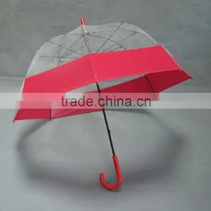 Plastic Dome Transparant Umbrella U Shape Umbrella thumbnail-4