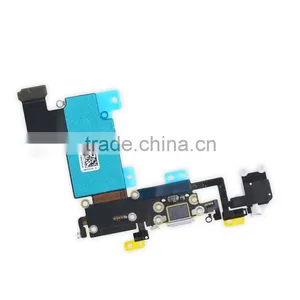 Dark Grey Charger Flex for IPhone 6s Plus Headphone Jack Audio With Dock Connector Flex Cable thumbnail-2
