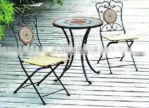 Mosaic Folded Bistro Mosaic Furniture Set thumbnail-1