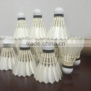 Topest Class Best Hand Feeling Goose Feather Badminton Shuttlecock Quality AS 50 for Tournament Badminton Shuttlecock thumbnail-4