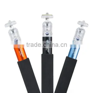 2016 Wholesale Factory Extendable Anodized Aluminum Compact Handheld Monopod Mini Selfie Stick for Phone or Camera thumbnail-1