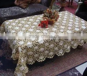 Embroiderd Coutwork Table Cloth thumbnail-1