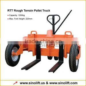 RTT12 Series All Terrain Pallet Truck With Cheap Price thumbnail-2
