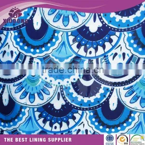 Print Tafferta Fabric Best Customized 100% Polyester Fabric for Lining thumbnail-1