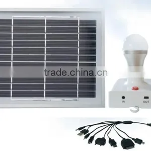 Protable Li-ion Battery Charger Solar Home System Kits Solar Powered Reading Lamp for Mobile Phones,MP4 thumbnail-1