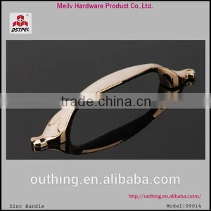 Fancy Modern Feather Shape Zinc Cabinet Handle New Arrival and Hot Sales V thumbnail-1