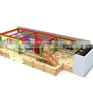 Kids And Teenage Outdoor Playground Multi-function Project Element Rope Course thumbnail-6