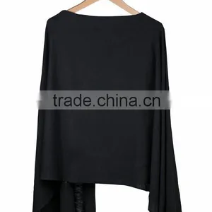 Luxurious Bamboo Comtforter Breastfeeding Dark Brown Nursing Cover and Poncho thumbnail-2