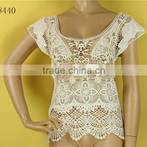 2016 Wholesale Hot Selling Girls Sexy Cool Summer Crochet Top thumbnail-1