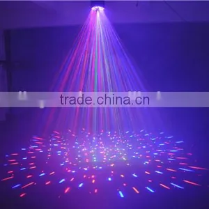 MixLEDLaser 8*3W White LED Strobe + 5*3W RGBWY LED Effect + 150mW RG 8Gobo Laser Light | 3 in 1 Led Lights Laser thumbnail-4