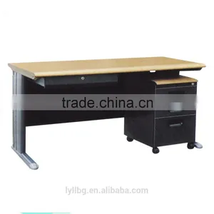 Factory Directly Office Furniture L Shaped Computer Desk With MDF Top Board thumbnail-6