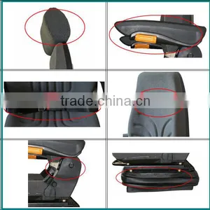 Hot Selling Grammer Fabric Suspension Tractor Seat(YS18) thumbnail-5
