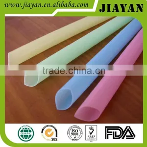 Colorful Disposable Plastic JUMBO Straight Straws thumbnail-1