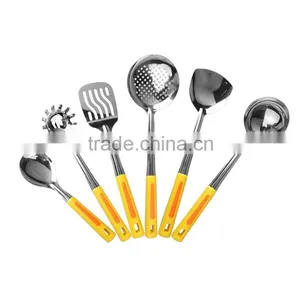 2015 High Quality Cutlery Kitchenware With Plastic Handle Korean Kitchen Tools/modern Kitchen Designs 7PCS/SET S33 thumbnail-1