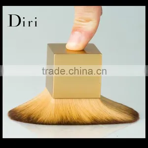 China Wholesale Square Powder Kabuki Brush Gold Color Brush thumbnail-5