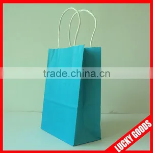 Stand up Kraft Folding Paper Shopping Bag for Garment or Gift thumbnail-4
