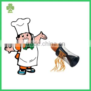 High Quality Commercial Tri-blade Plastic Spiral Vegetable Slicer thumbnail-1