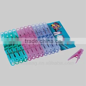 24Pcs New Material Plastic Clothes Peg With Hook thumbnail-1
