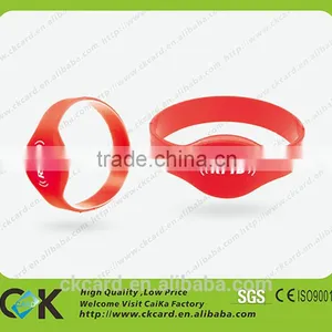Wholesale Sport Bracelet Silicone RFID Wristband With Logo Printing thumbnail-1